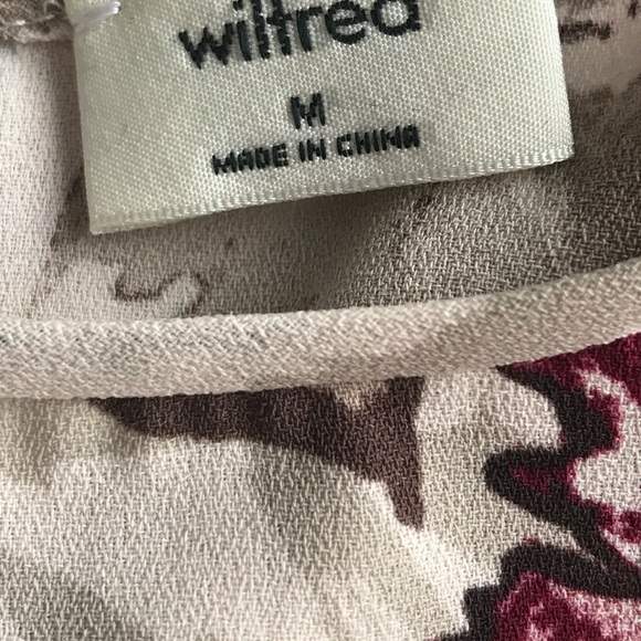 Wilfred cream silk top with flowers - Picture 2 of 2